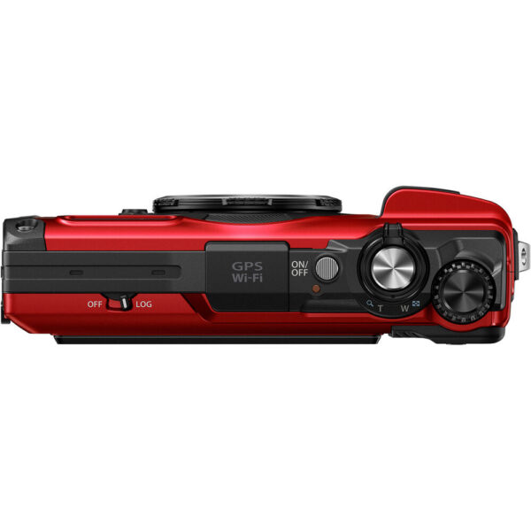 OM SYSTEM Tough TG-7 Digital Camera (Red) view 3
