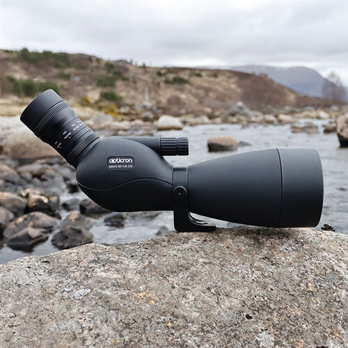 Opticron MM3 80 GA ED Spotting Scope with HR3 20-60x Eyepiece Kit (45° Angled Viewing) view 5