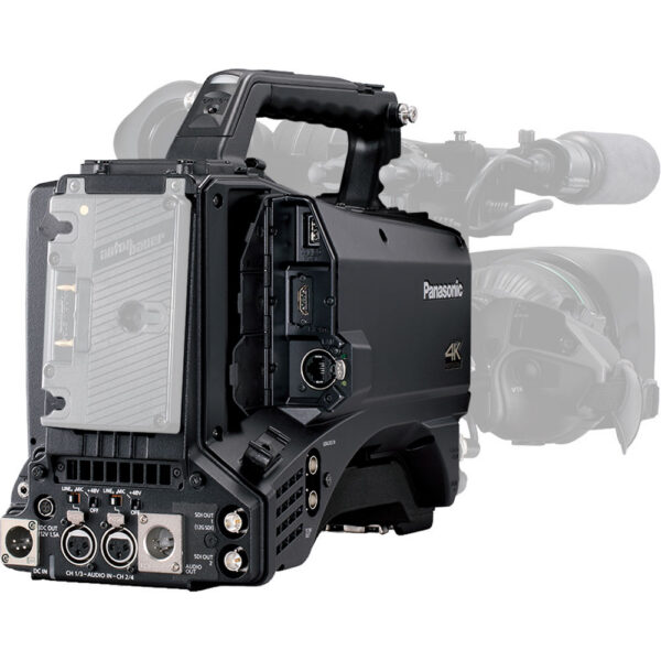 Panasonic AJ-CX4000GJ Pro 4K/HDR Streaming Camcorder with B4 Lens Mount view 3