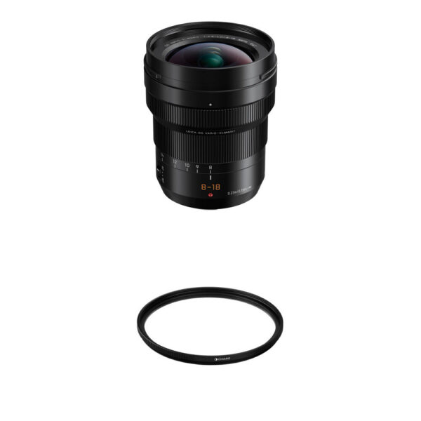 Panasonic Leica DG Vario-Elmarit 8-18mm f/2.8-4 ASPH. Lens with UV Filter view 3