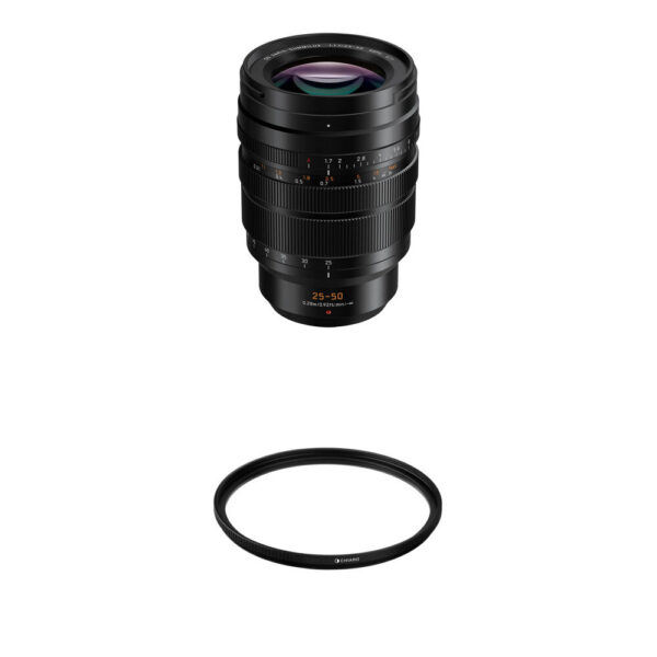 Panasonic Leica DG Vario-Summilux 25-50mm f/1.7 ASPH. Lens with UV Filter Kit view 3