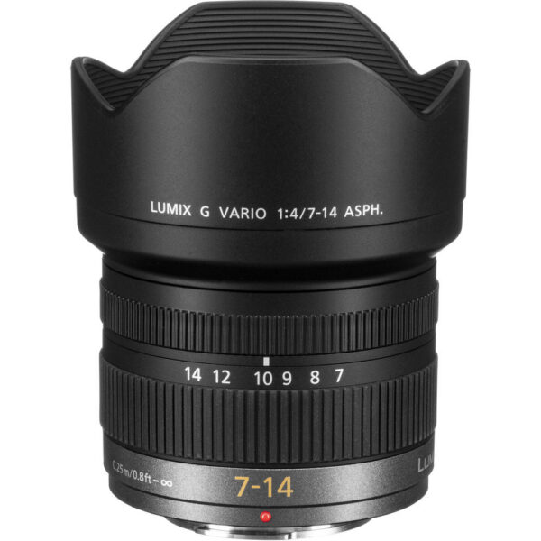 Panasonic LUMIX G Vario 7-14mm f/4 ASPH. Lens with Accessories Kit view 2
