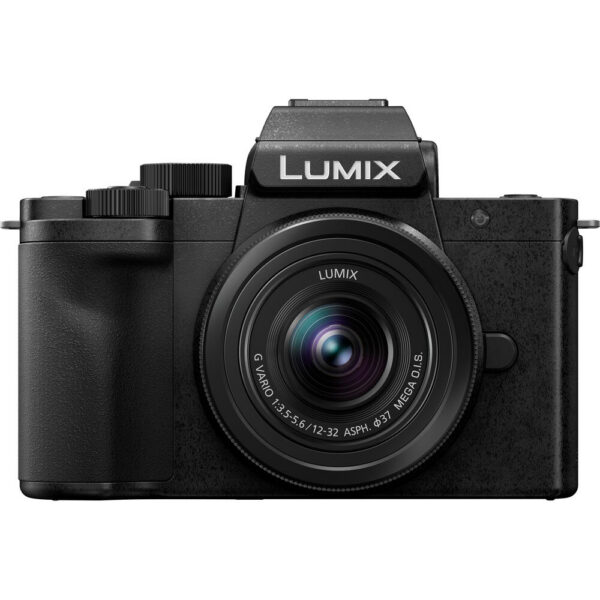 Panasonic LUMIX G100D Mirrorless Camera with 12-32mm f/3.5-5.6 and 45-150mm f//4-5.6 Lenses and Basic Bundle (Black) view 5