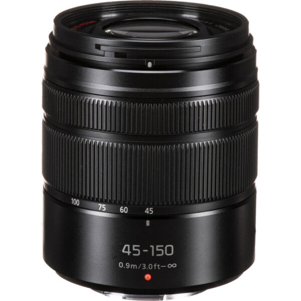 Panasonic LUMIX G100D Mirrorless Camera with 12-32mm f/3.5-5.6 and 45-150mm f/4-5.6 Lenses Kit (Black)