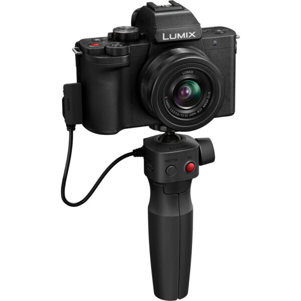 Panasonic LUMIX G100D Mirrorless Camera with 12-32mm Lens and Tripod Grip view 4