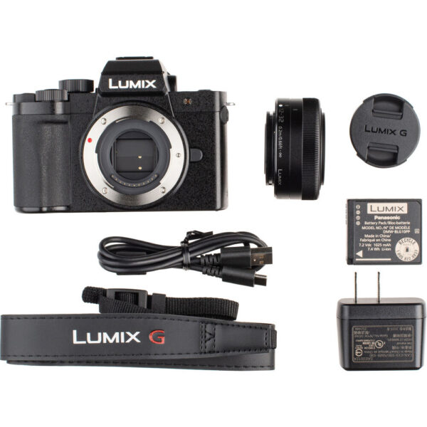 Panasonic LUMIX G100D Mirrorless Camera with 12-32mm Lens and Tripod Grip view 5