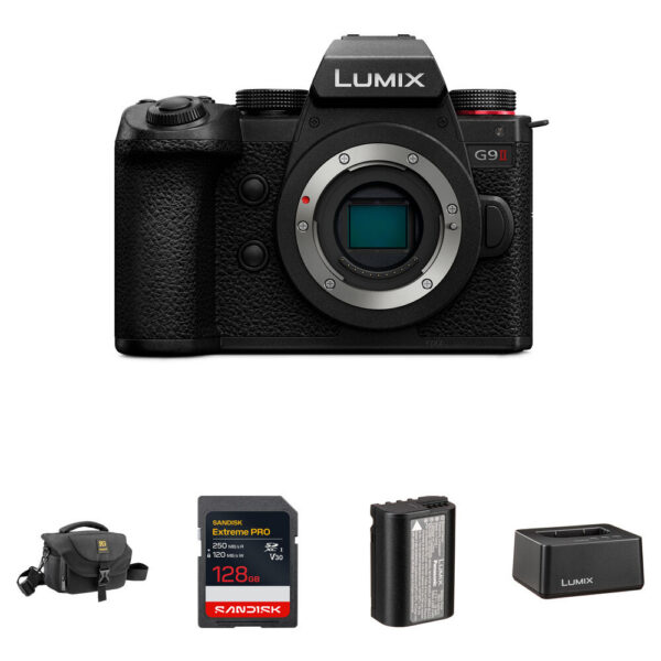 Panasonic LUMIX G9 II Mirrorless Camera with Essentials+ Kit (Black)