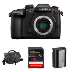 Panasonic LUMIX GH5 II Mirrorless Camera with Essentials+ Kit (Black)