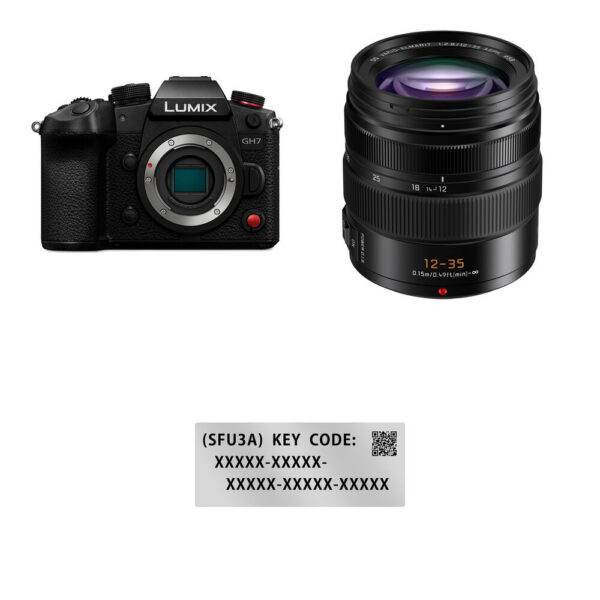 Panasonic LUMIX GH7 Mirrorless Camera with 12-35mm f/2.8 Lens and ARRI LogC3 Firmware Upgrade Kit (Black)
