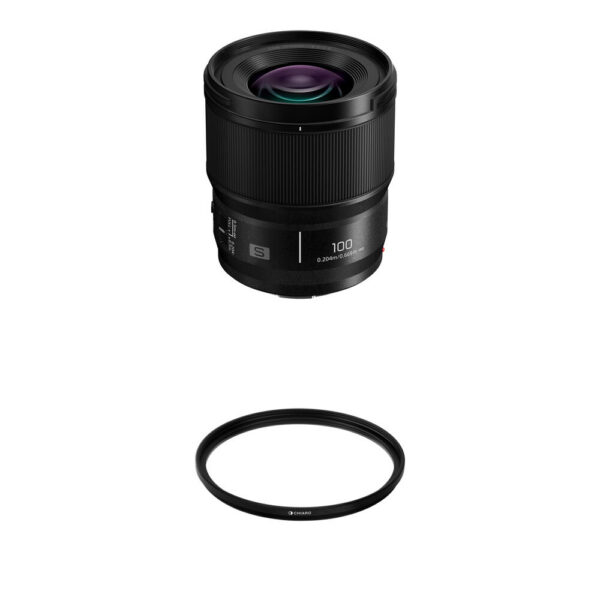 Panasonic LUMIX S 100mm f/2.8 Macro Lens with UV Filter Kit (L-Mount) view 3