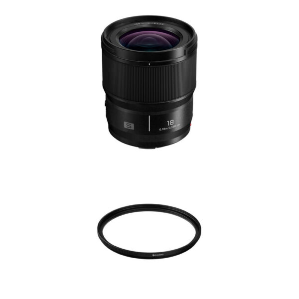 Panasonic LUMIX S 18mm f/1.8 Ultra-Wide-Angle Lens with UV Filter Kit (Leica L) view 3