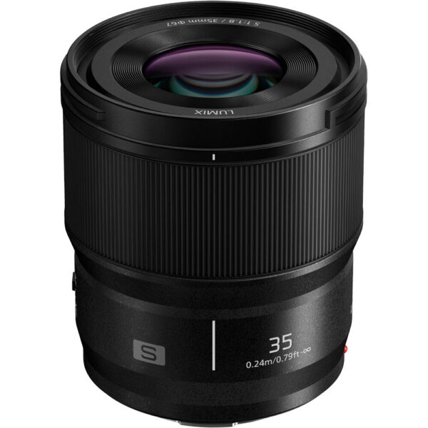 Panasonic LUMIX S 35mm f/1.8 Lens with UV Filter Kit (Leica L)