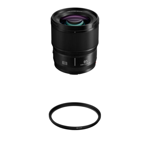 Panasonic LUMIX S 85mm f/1.8 Lens with UV Filter Kit view 3