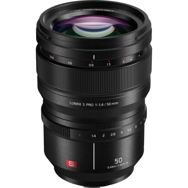 Panasonic LUMIX S PRO 50mm f/1.4 Lens with UV Filter Kit view 2