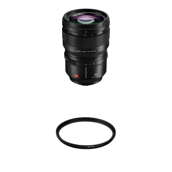Panasonic LUMIX S PRO 50mm f/1.4 Lens with UV Filter Kit view 3