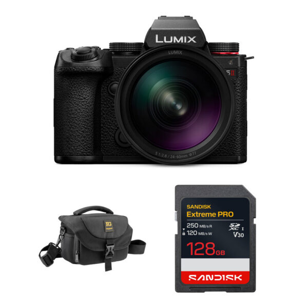 Panasonic LUMIX S5 II Mirrorless Camera with 24-60mm f/2.8 Lens and Basic Bundle view 6