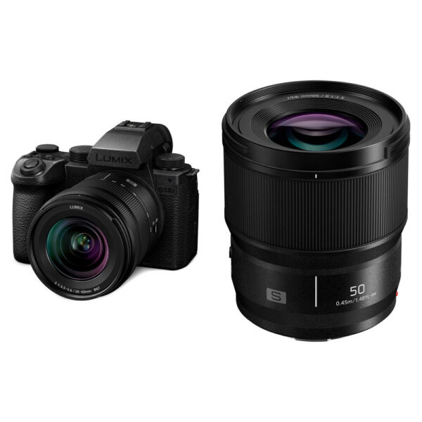 Panasonic LUMIX S5 IIX Mirrorless Camera with 20-60mm f/3.5-5.6 and 50mm f/1.8 Lenses