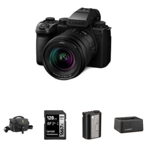 Panasonic LUMIX S5 IIX Mirrorless Camera with 20-60mm f/3.5-5.6 Lens and Essentials+ Kit