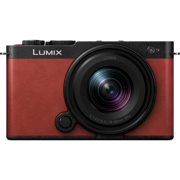 Panasonic LUMIX S9 Mirrorless Camera and 18-40mm f/4.5-6.3 Lens and Essentials+ Kit (Crimson Red) view 5