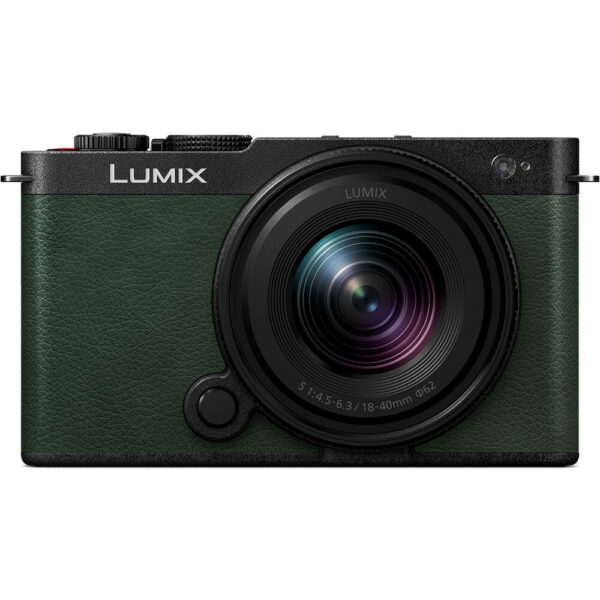 Panasonic LUMIX S9 Mirrorless Camera with 18-40mm f/4.5-6.3 Lens and Basic Bundle (Dark Olive) view 4