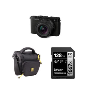 Panasonic LUMIX S9 Mirrorless Camera with 18-40mm f/4.5-6.3 Lens and Basic Bundle (Jet Black)