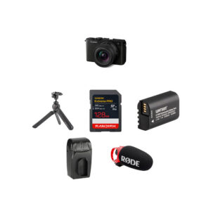 Panasonic LUMIX S9 Mirrorless Camera with 18-40mm f/4.5-6.3 Lens and Content Creation Kit (Jet Black)