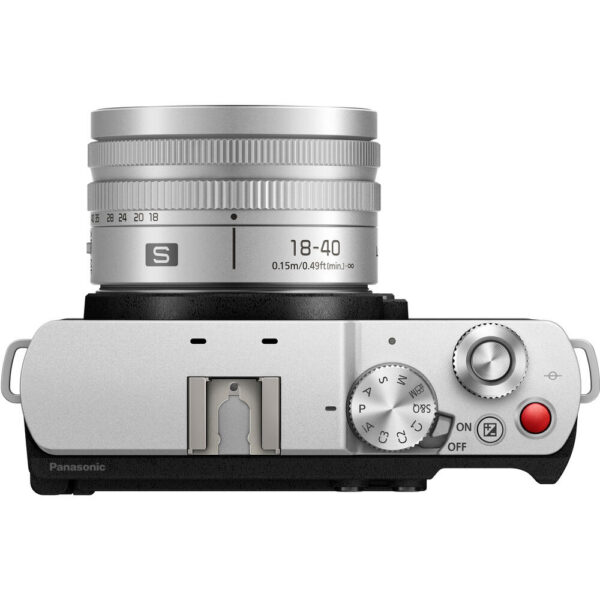 Panasonic LUMIX S9 Mirrorless Camera with 18-40mm f/4.5-6.3 Lens (Black/Silver) view 4