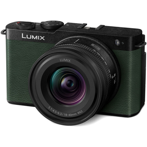 Panasonic LUMIX S9 Mirrorless Camera with 18-40mm f/4.5-6.3 Lens (Dark Olive) view 2