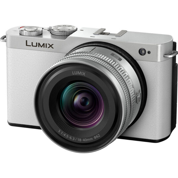 Panasonic LUMIX S9 Mirrorless Camera with 18-40mm f/4.5-6.3 Lens (White/Silver) view 3