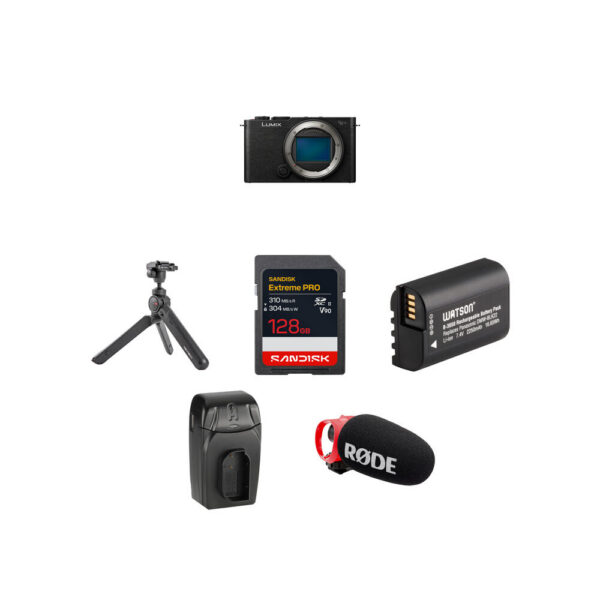 Panasonic LUMIX S9 Mirrorless Camera with Content Creation Kit (Black)