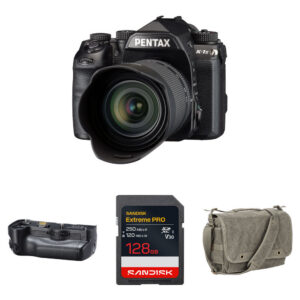 Pentax K-1 Mark II DSLR Camera with 28-105mm Lens and Battery Grip Kit