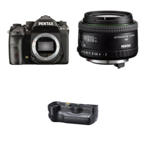 Pentax K-1 Mark II DSLR Camera with 35mm Lens and Battery Grip Kit