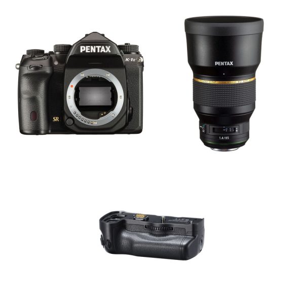 Pentax K-1 Mark II DSLR Camera with 85mm Lens and Battery Grip Kit