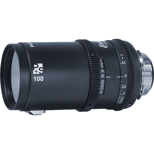 P+S TECHNIK EVOLUTION 2x 100mm T3.2 S35 Prime Lens (PL Mount, Feet) view 3