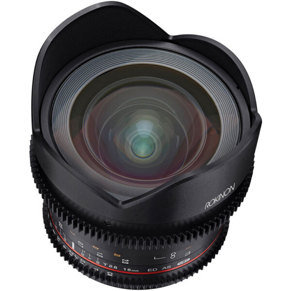 Rokinon 16mm T2.6 Full Frame Cine DS Lens (Canon EF Mount) view 3