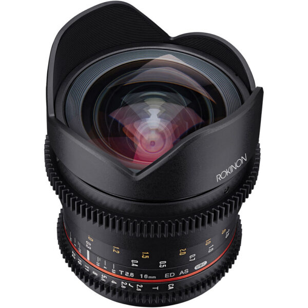 Rokinon 16mm T2.6 Full Frame Cine DS Lens (Canon EF Mount) view 4