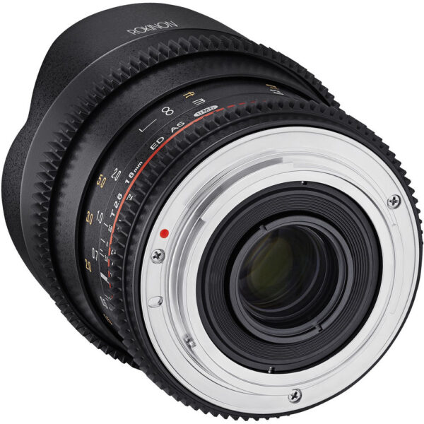 Rokinon 16mm T2.6 Full Frame Cine DS Lens (Canon EF Mount) view 5