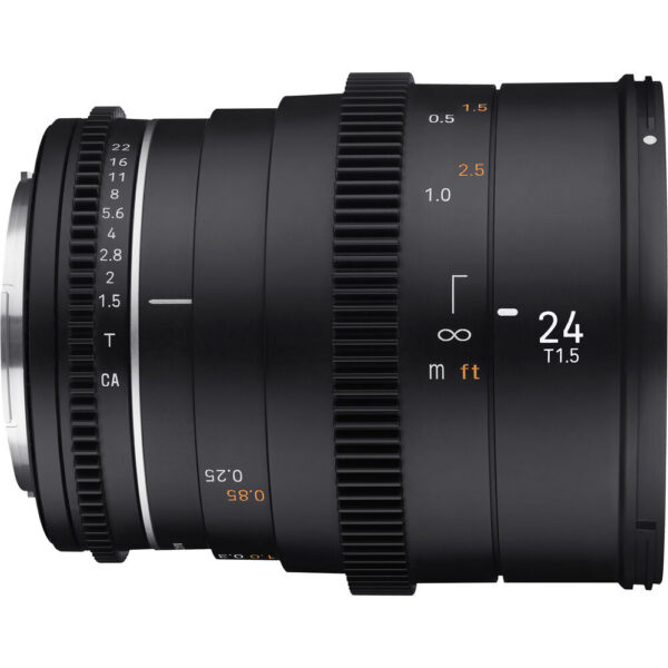 Samyang 24mm T1.5 VDSLR MK2 Cine Lens (MFT Mount) view 5