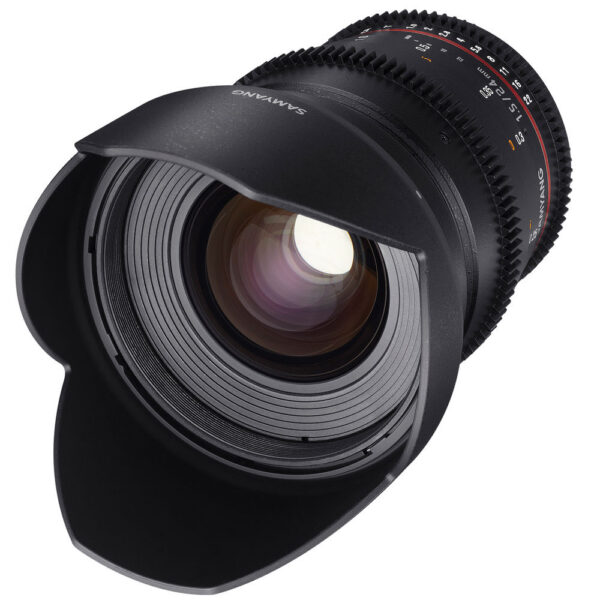 Samyang 24mm T1.5 VDSLRII Cine Lens for Micro Four Thirds Mount