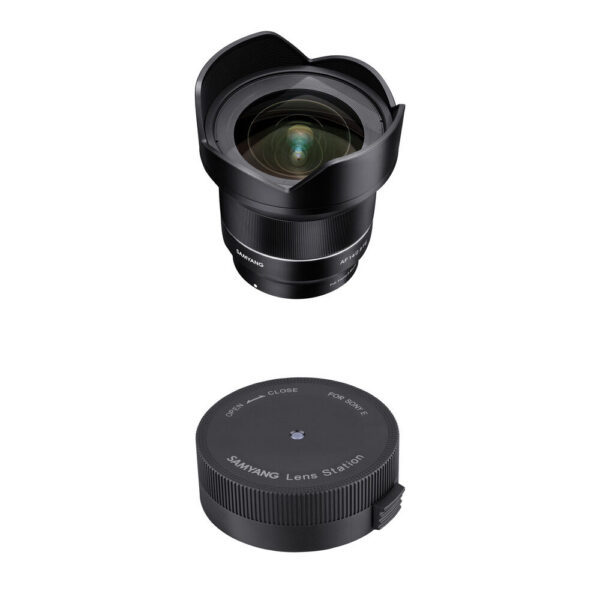 Samyang AF 14mm f/2.8 FE Lens with Lens Station Kit for Sony E view 3