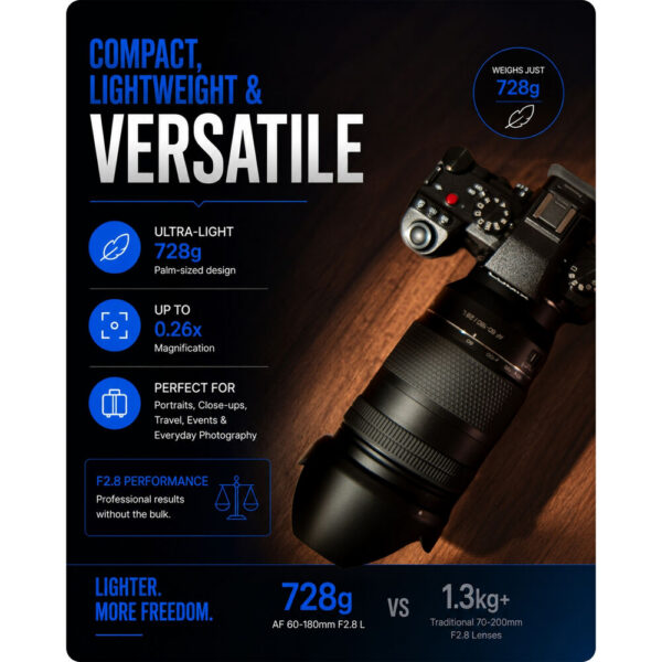 Samyang AF 60-180mm f/2.8 Lens (L-Mount) view 7