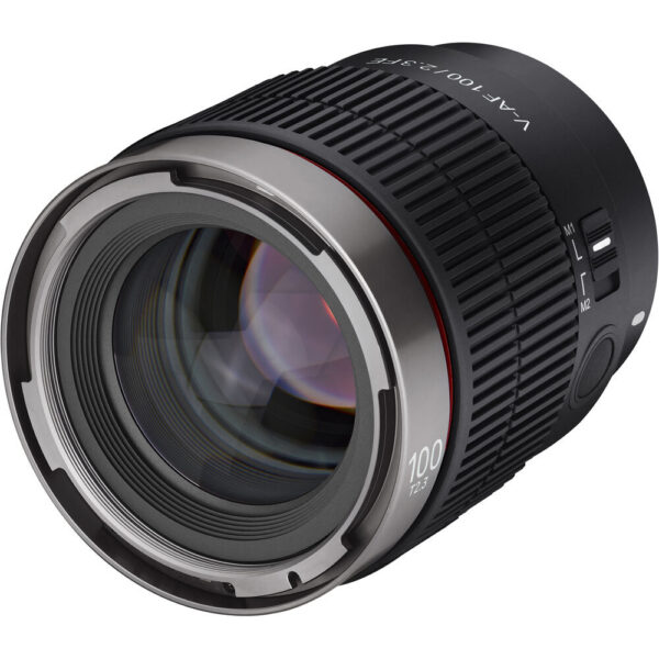 Samyang Cine AF 100mm T2.3 FE Lens (E-Mount) view 3
