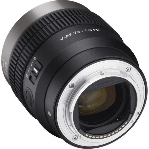 Samyang Cine V-AF 75mm T1.9 FE Lens (Sony E-Mount) view 5