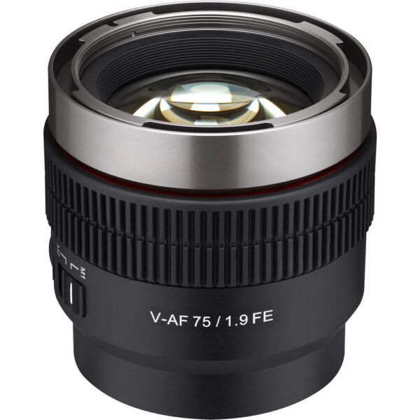 Samyang Cine V-AF 75mm T1.9 FE Lens (Sony E-Mount)
