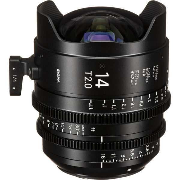 Sigma 14mm T2 FF High-Speed Prime (Canon EF, Feet) view 3