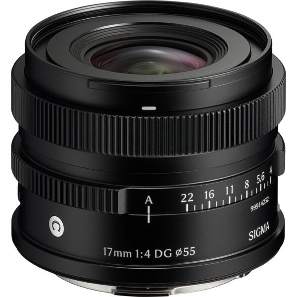 Sigma 17mm f/4 DG Contemporary Lens (L-Mount, Black)