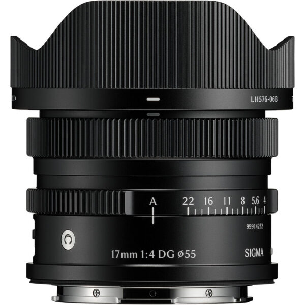 Sigma 17mm f/4 DG Contemporary Lens (L-Mount, Black)