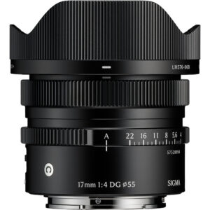 Sigma 17mm f/4 DG Contemporary Lens (Sony E, Black)