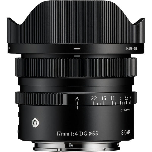 Sigma 17mm f/4 DG Contemporary Lens (Sony E, Black)