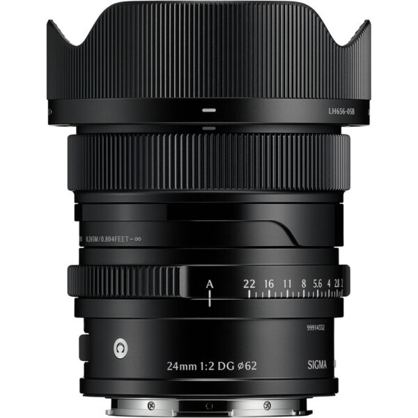 Sigma 24mm f/2 DG Contemporary Lens (L-Mount, Black)